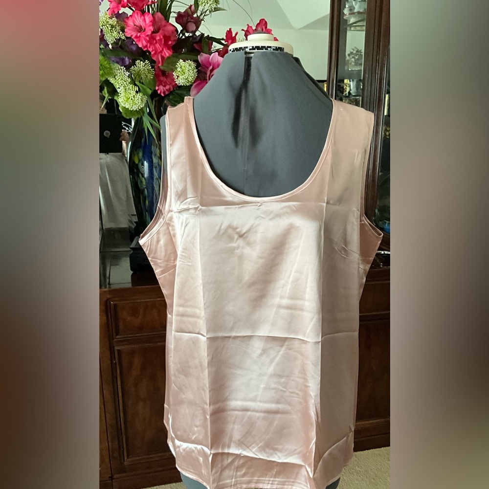 Silky Scoop Neck Sleep Slip - Blush Pink